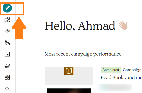 إنشاء إعلان ممول بواسطة mailchimp
