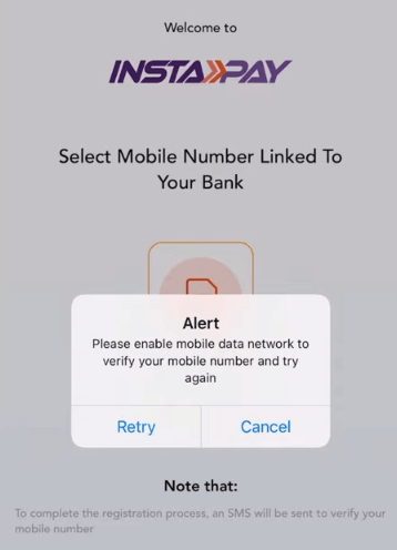 إضافة حساب بنكي على تطبيق انستا باي Instapay(2)